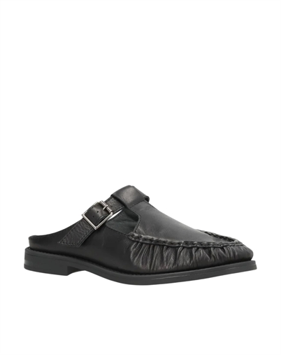 Phenumb Copenhagen - Whisper Hay Mule Loafers - Black
